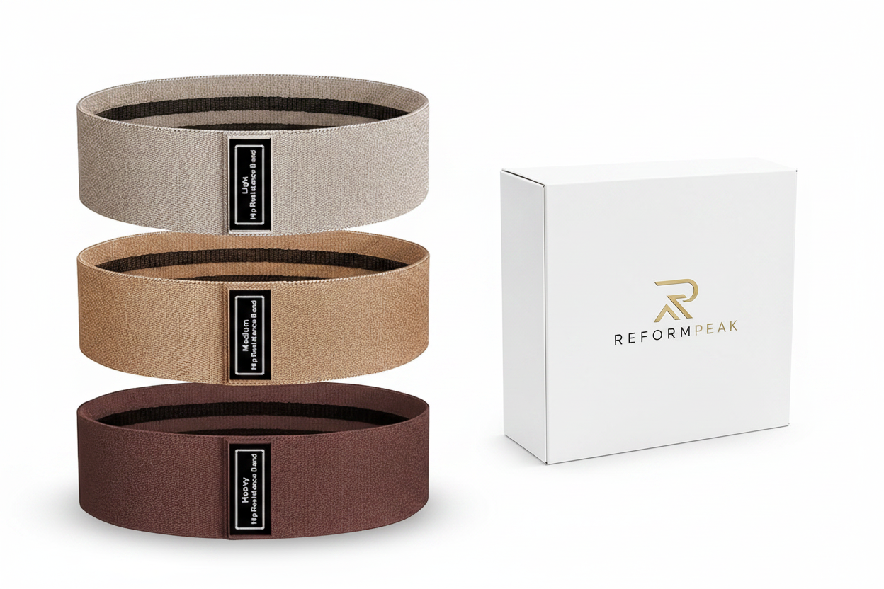 Brown Beige Bands with ReformPeak Box