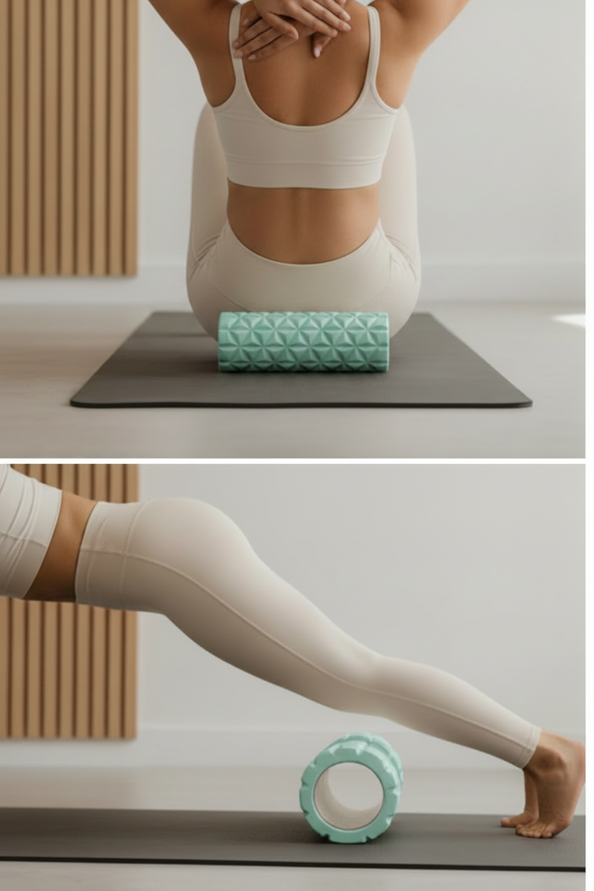Teal Mint Foam Roller Lifestyle - 45cm